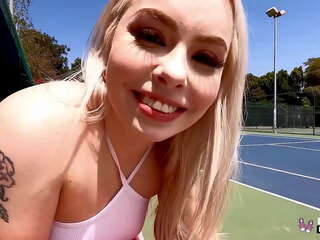 Real Teens - Haley Spades Fucked Hard next thing right after A Game Of Tennis