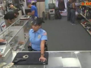 Busty Police Officer Pawns Her Stuff And Nailed To Earn Cash