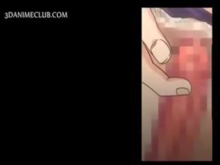 Anime desportivo meninas tendo incondicional adulto vídeo em o cacifo quarto