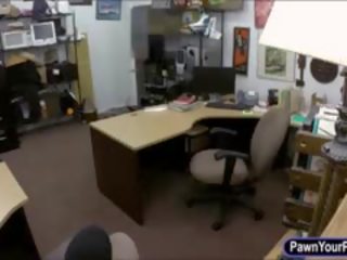 Huge boobs kuuban maly fucked in the pawnshop for dhuwit