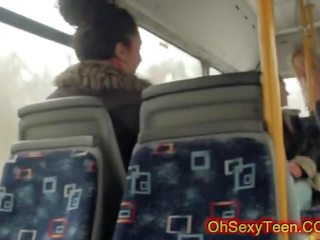 Crazy grand fucking on a bus