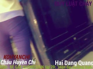 Teen young lady Pham Vu Linh Ngoc shy peeing Hai Dang Quang school Chau Huyen Chi slut