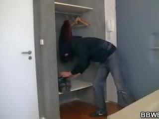 Busty Plumper Is Pounded By sexually aroused Burglar