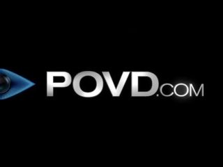 Povd شقراء مع كبير الثدي الإختناقات إلى كبير manhood