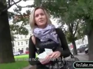 Czech whore Blanka Grain Fucked For Cash