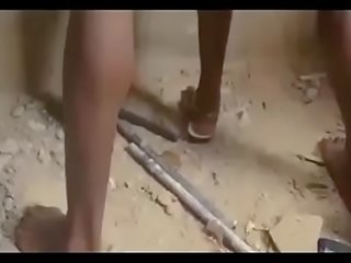 África nigerian kampung buddies gangbang a virgin / part 1